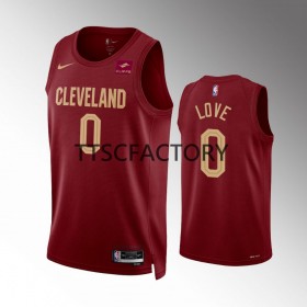 Dres Cleveland Cavaliers Kevin Love 0 Nike 2022-23 Icon Edition Crvena Swingman - Muške
